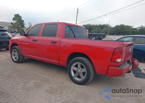 2012 Ram 1500 St из США, поврежденный, VIN 1C6RD7KT7CS263419